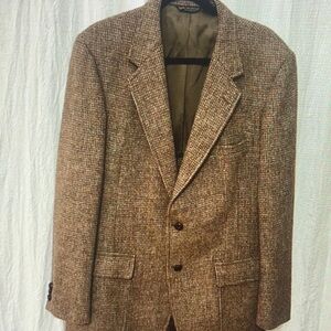 Men's Brown Tweed Blazer
